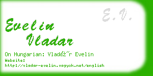 evelin vladar business card